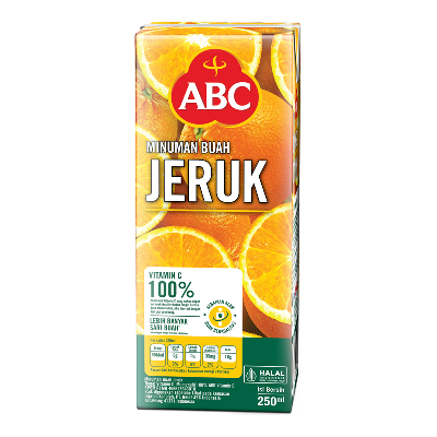 ABC JUICE ORANGE 250 ML – Lotte Grosir Makasar | Lotte Grosir | Lotte ...