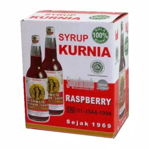KURNIA SYRUP RASPBERRY 12X600ML – Lotte Grosir Medan | Lotte Grosir ...
