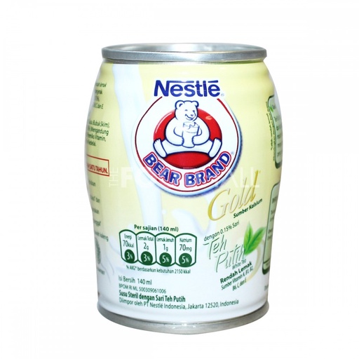 BEAR BRANDWHITE TEA RTD TIN 140 – Lotte Grosir Medan | Lotte Grosir ...