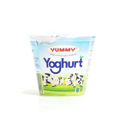 YUMMY YOGHURT NATURAL PLAIN 100GR – lotte-grosir-denpasar | Lotte ...