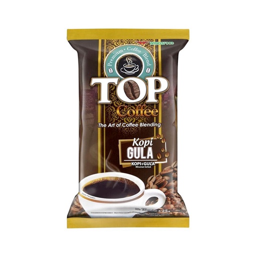 TOP KOPI GULA (2IN1) 10X25GR – Lotte Grosir Medan | Lotte Grosir ...