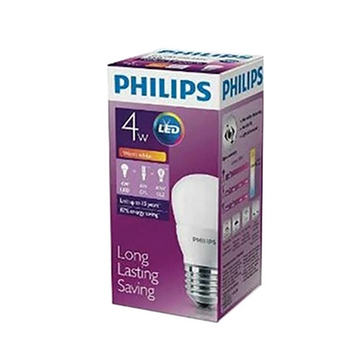 (D) PHILIPS LED 4 W = 40W WARMWH – Lotte Grosir Cikarang | Lotte Grosir ...