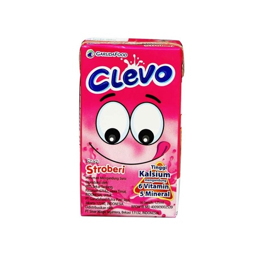 CLEVO SUSU STROBERI 115 ML – Lotte Grosir Bogor | Lotte Grosir | Lotte ...