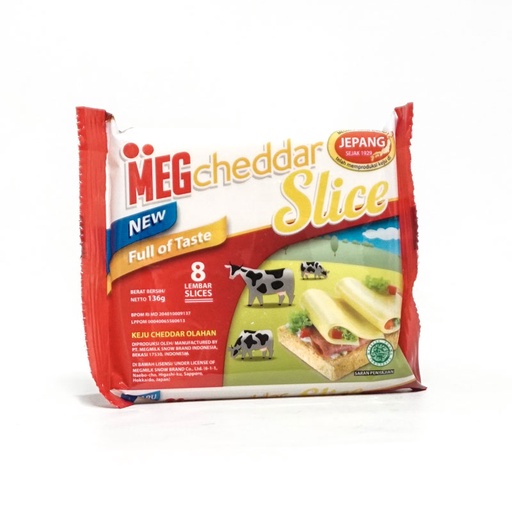 MEG CHEDDAR SLICES 8'S – Lotte Grosir Ciputat | Lotte Grosir | Lotte Grosir