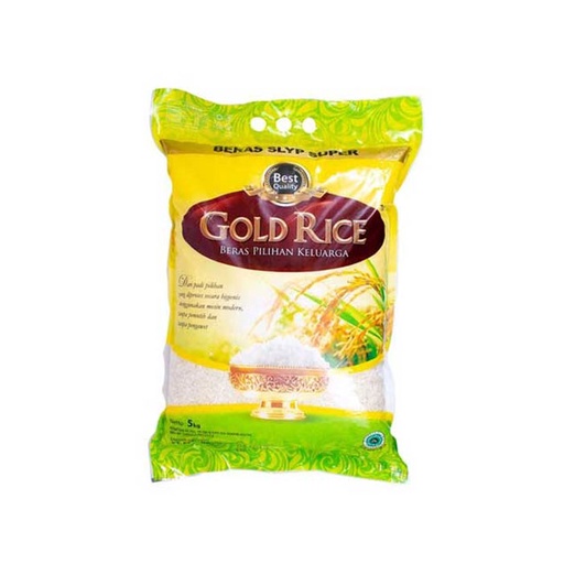 (P) GOLD RICE BERAS 5KG – Lotte Grosir Bogor | Lotte Grosir | Lotte Grosir